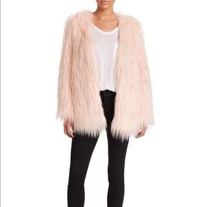 Tart Collections Pink Shag Fur Jacket